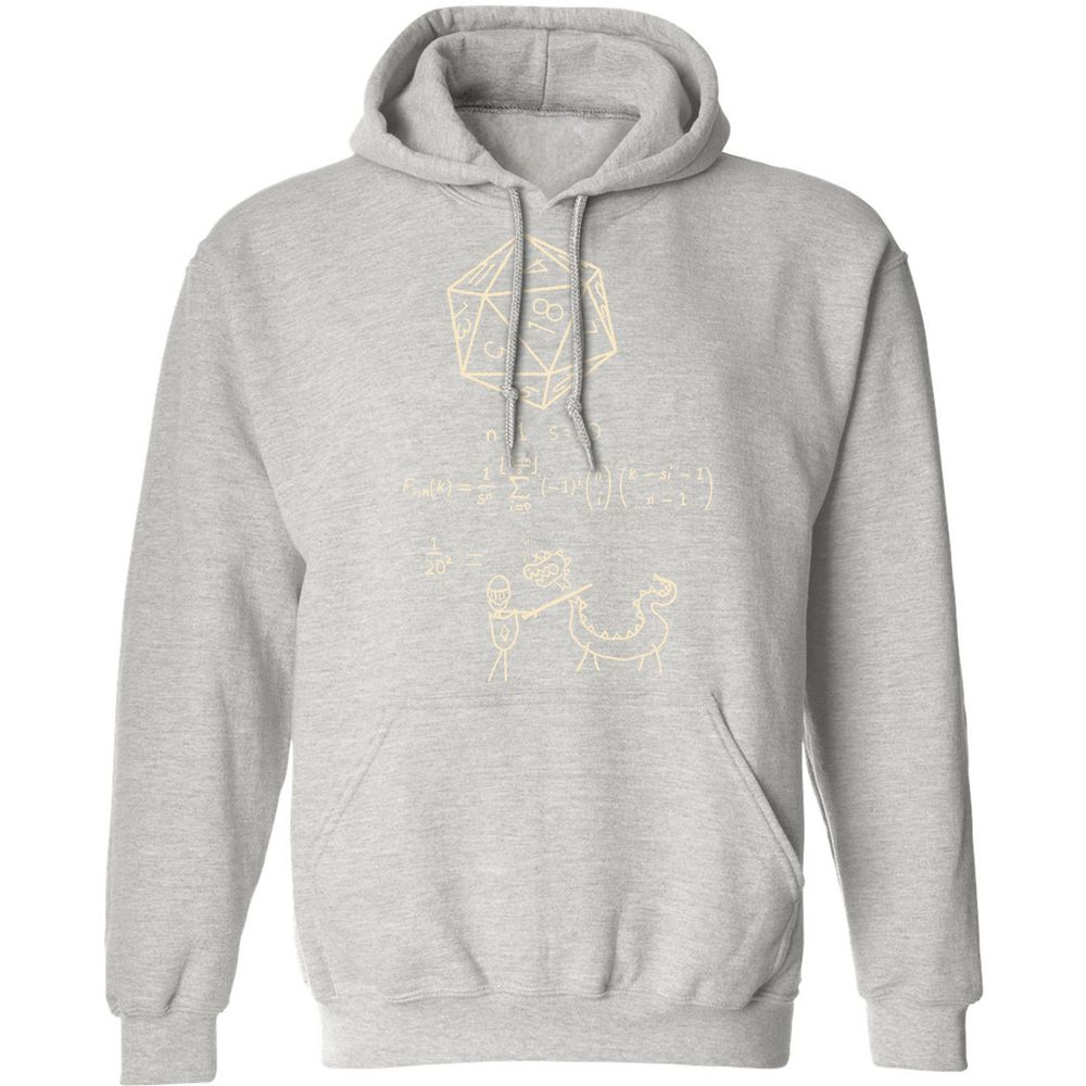 Science Of20 Sided Dice Classic Unisex Hoodie - Ash - 8