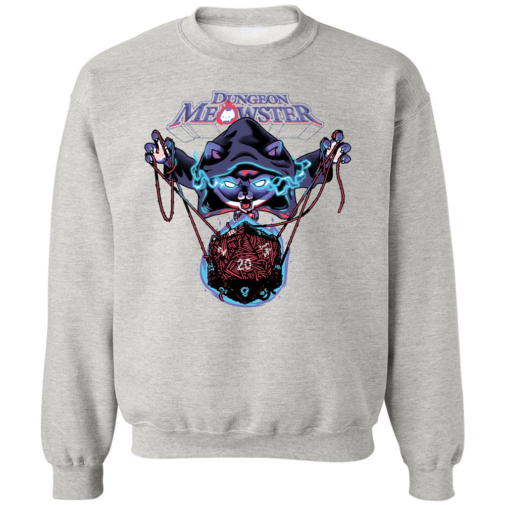 Dungeon Meowster Classic Unisex Sweatshirt - Ash - 8