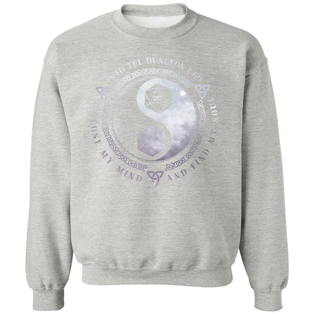 Into The Dungeon I Go Classic Unisex Sweatshirt - Ash - 8