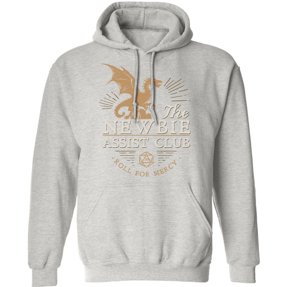 The Newbie Assist Club Classic Unisex Hoodie - Ash - 8
