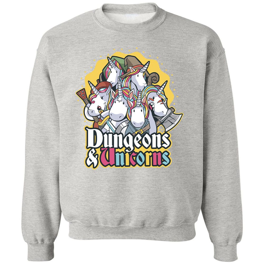 Dungeons And Unicorns Classic Unisex Sweatshirt - Ash - 8