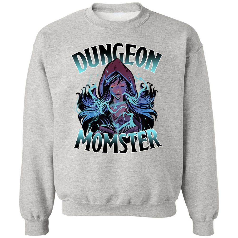 Dungeon Momster Classic Unisex Sweatshirt - Ash - 8