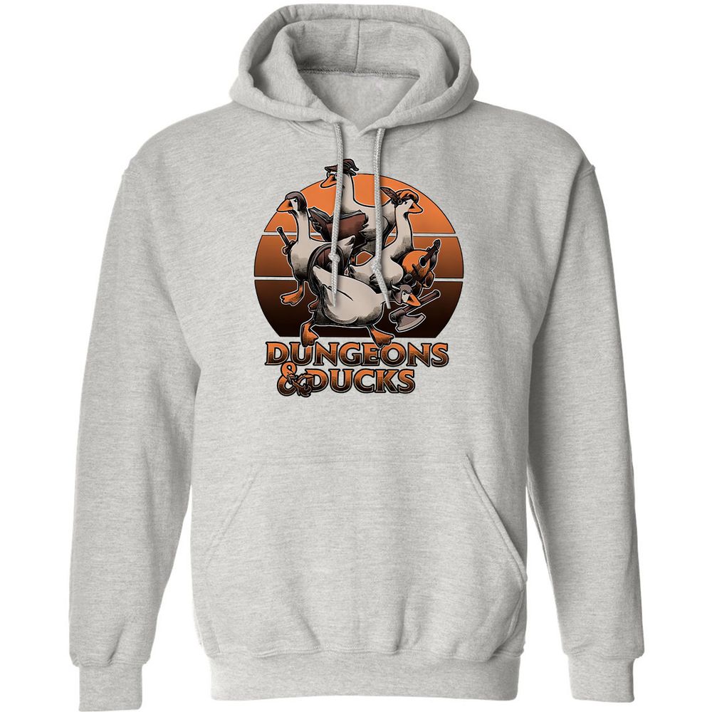 Dungeons And Ducks Classic Unisex Hoodie - Ash - 8