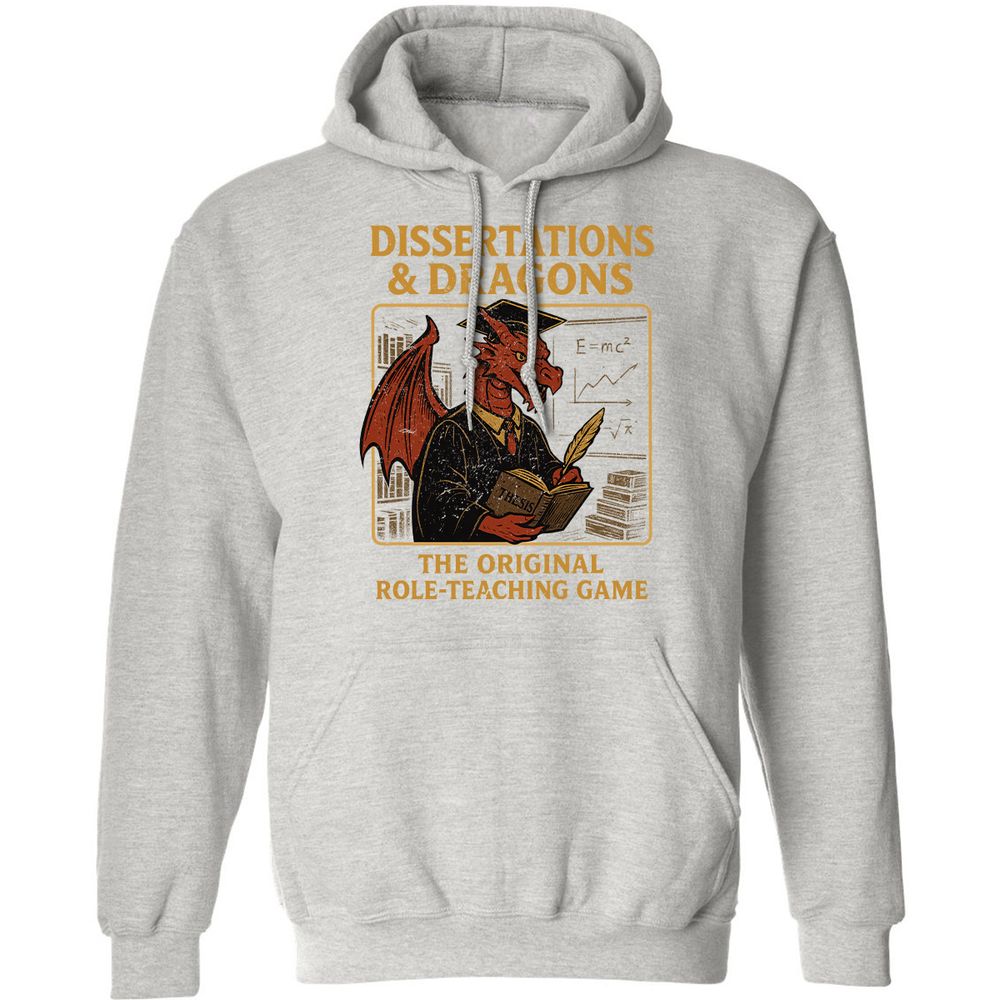 Disserations & Dragons Classic Unisex Hoodie - Ash - 8