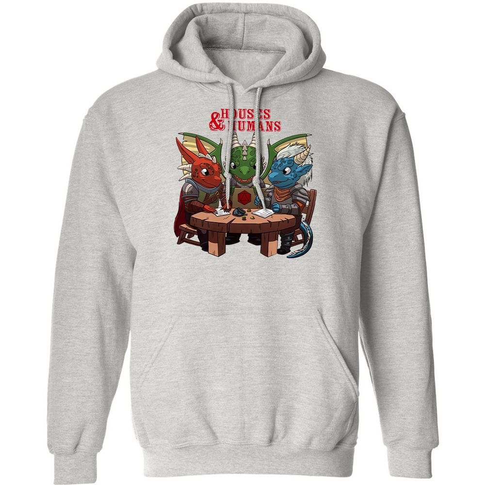 Houses & Humans Classic Unisex Hoodie - Ash - 8