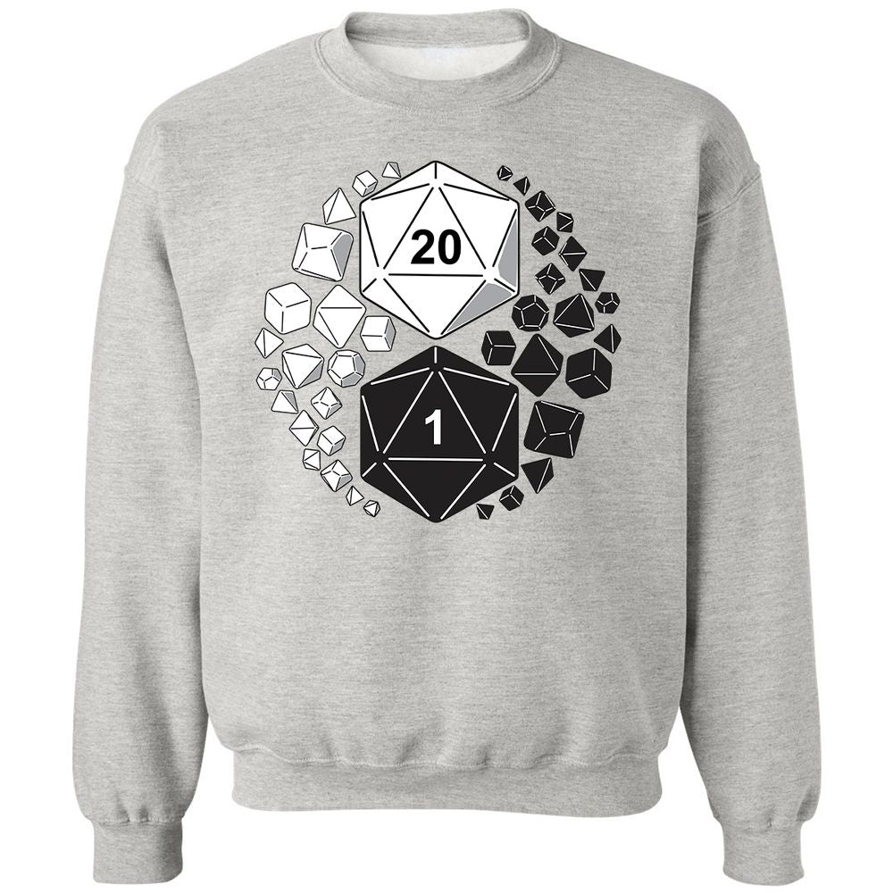 Gaming Yin Yang Classic Unisex Sweatshirt - Ash - 8