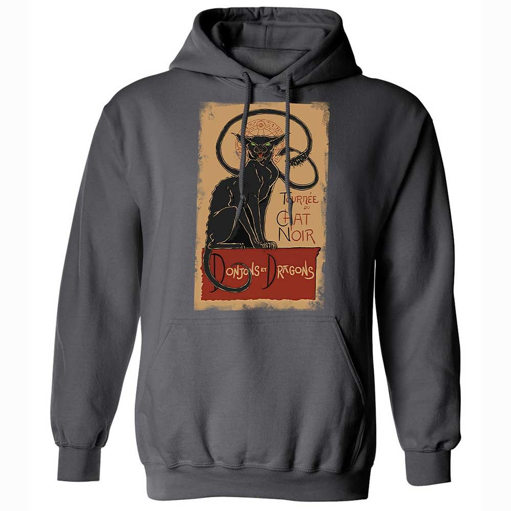 Tournee Du Chat Noir Classic Unisex Hoodie - Charcoal - 8