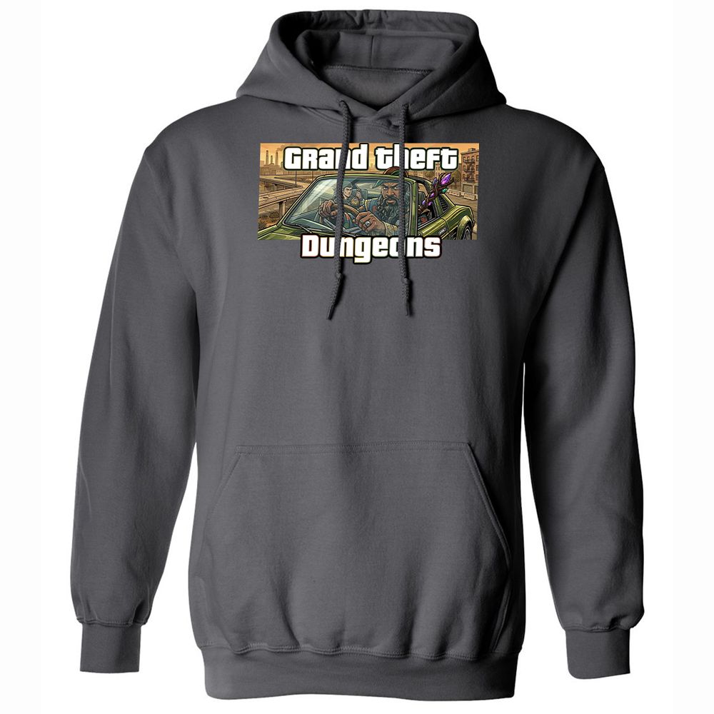 Grand Theft Dungeons Classic Unisex Hoodie - Charcoal - 8