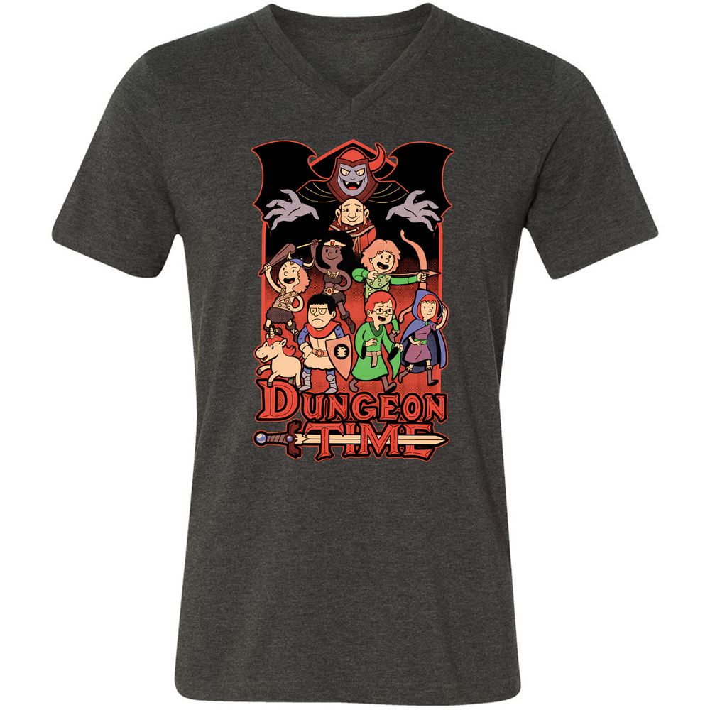 Dungeon Time - Dark Grey Heather - 8