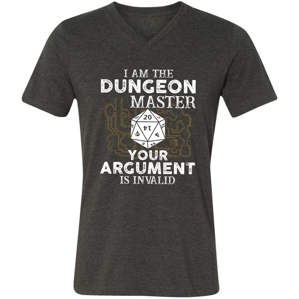 I Am the Dungeon Master – Your Argument Is Invalid - Dark Grey Heather - 8