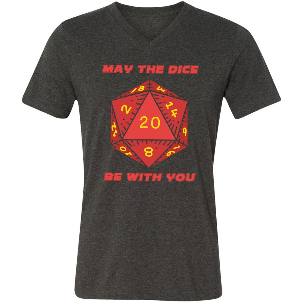 May the Dice Be With You - Dark Grey Heather - 8