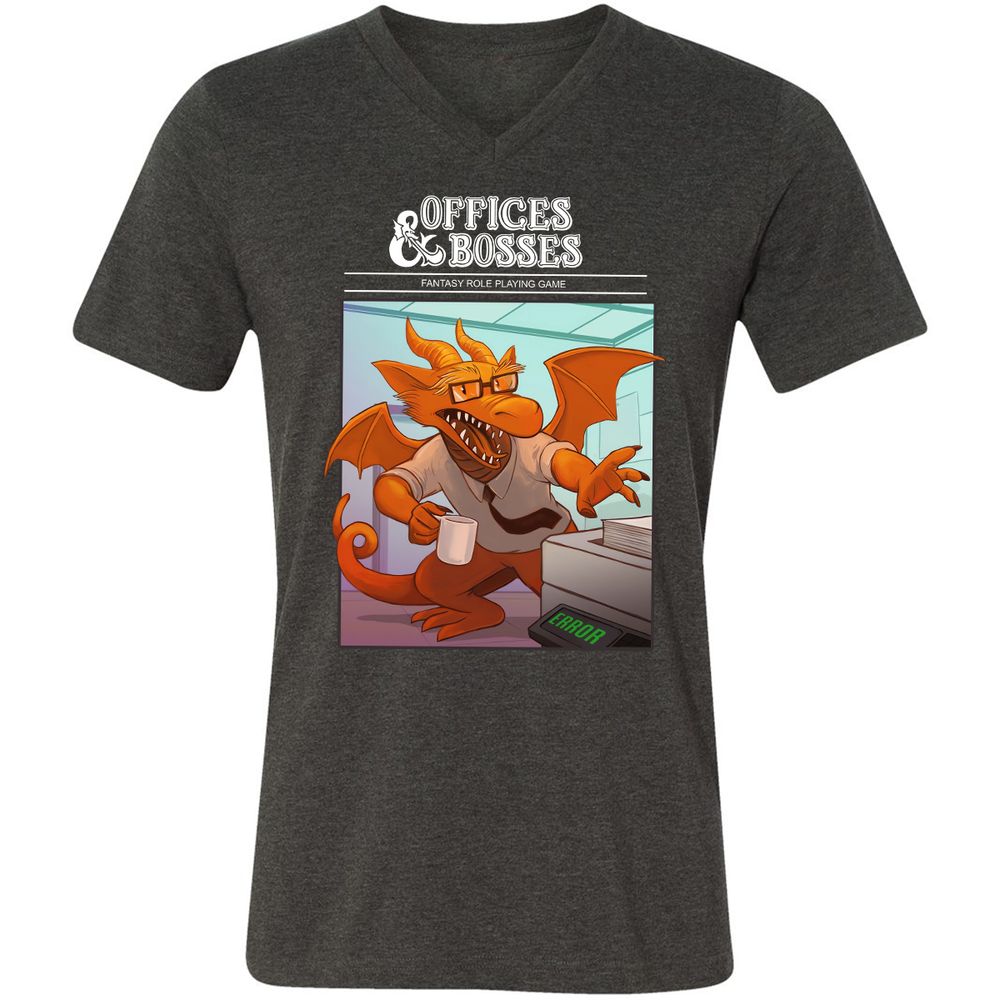 Offices and Bosses - Dark Grey Heather - 8