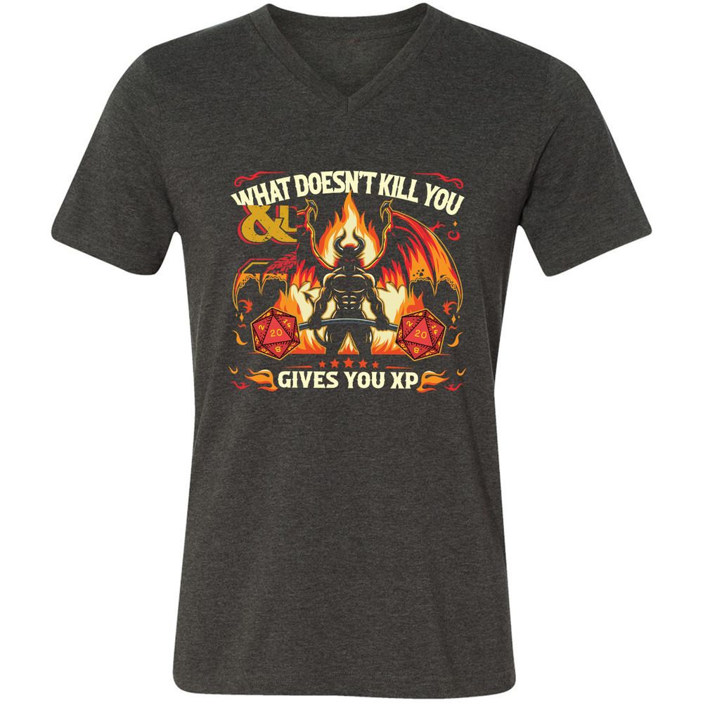 What Doesn’t Kill You Gives You XP - Dark Grey Heather - 8