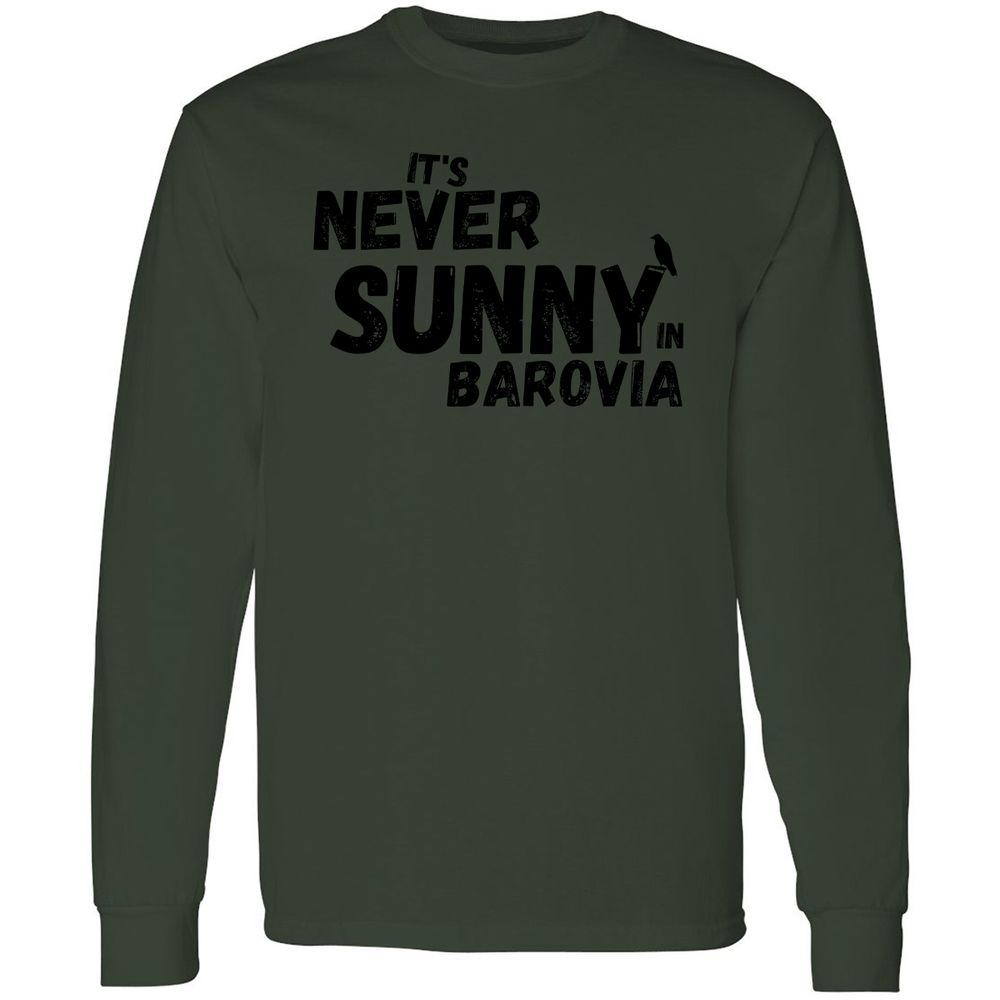 It's Never Sunny In Barovia Long Sleeve T-Shirt - Forest Green - 8
