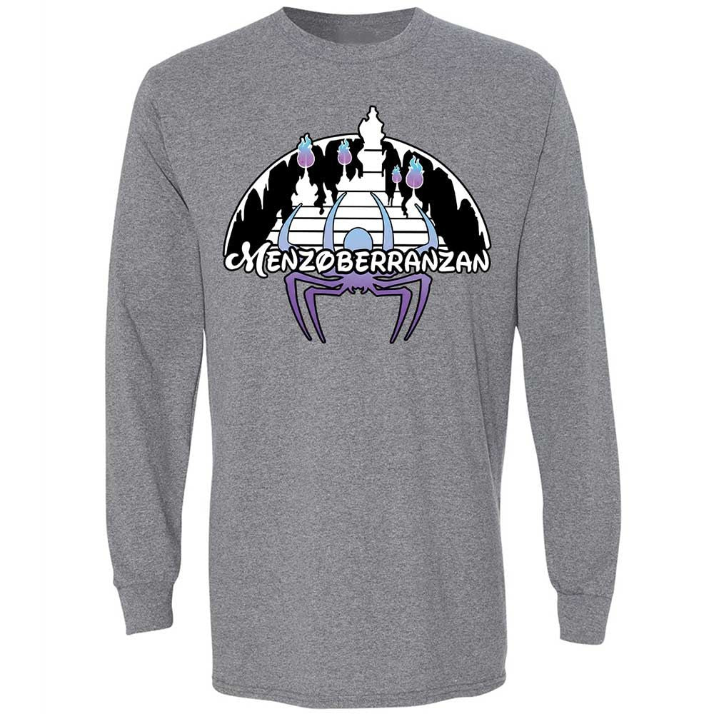 Menzoberranzan Long Sleeve T-Shirt - Graphite Heather - 8