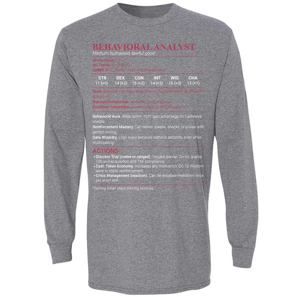 Behavioral Analyst - Graphite Heather - 8