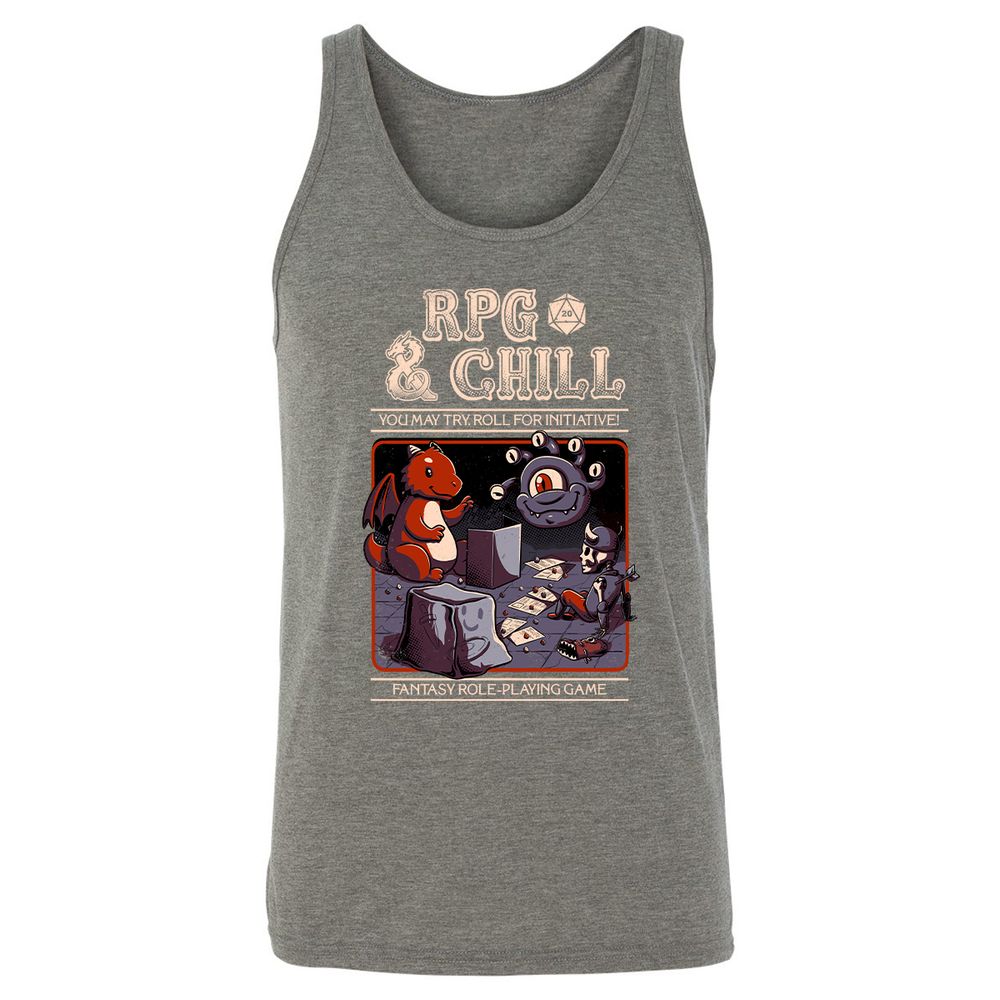 RPG & CHILL - Grey Triblend - 8