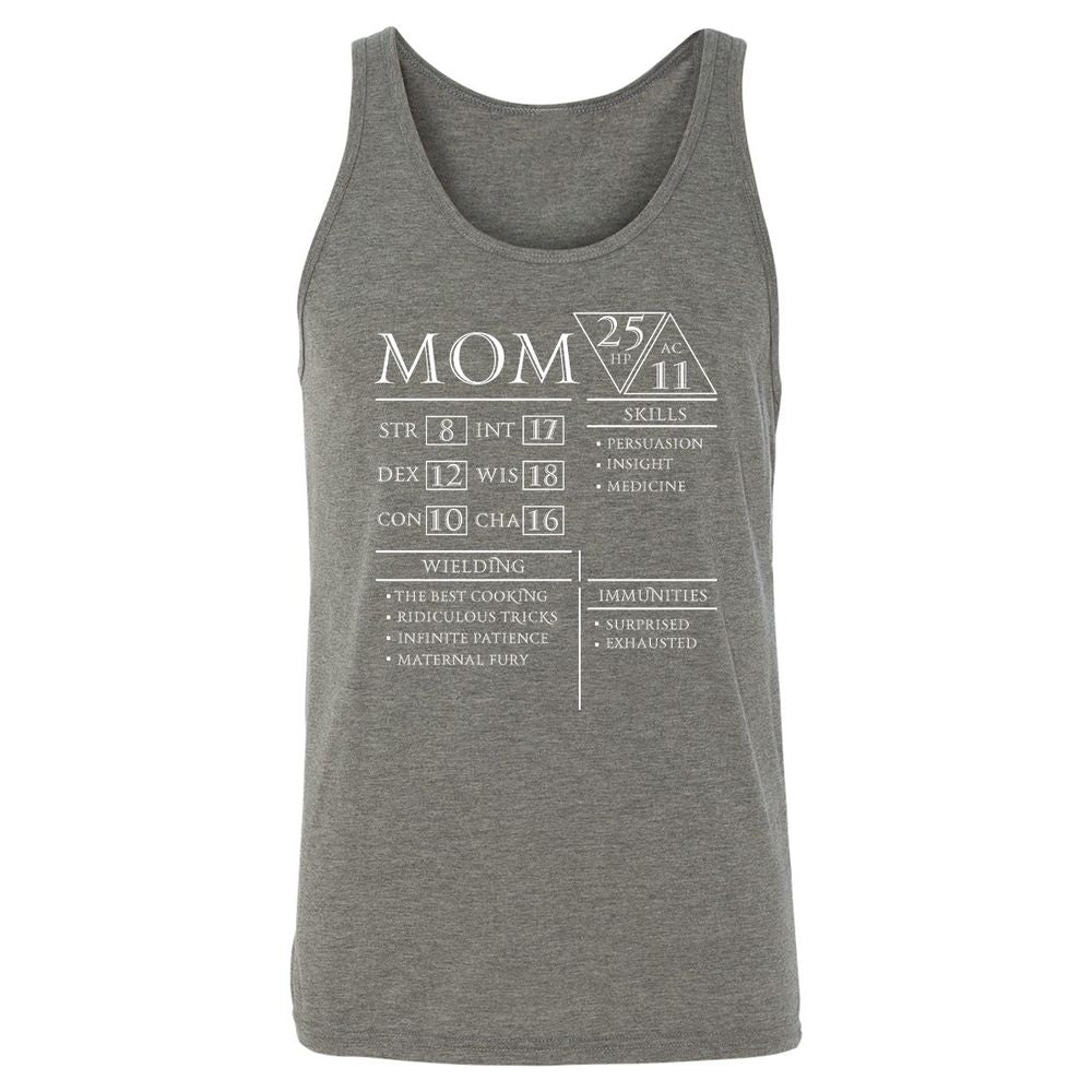 Mom Stats - Grey Triblend - 8