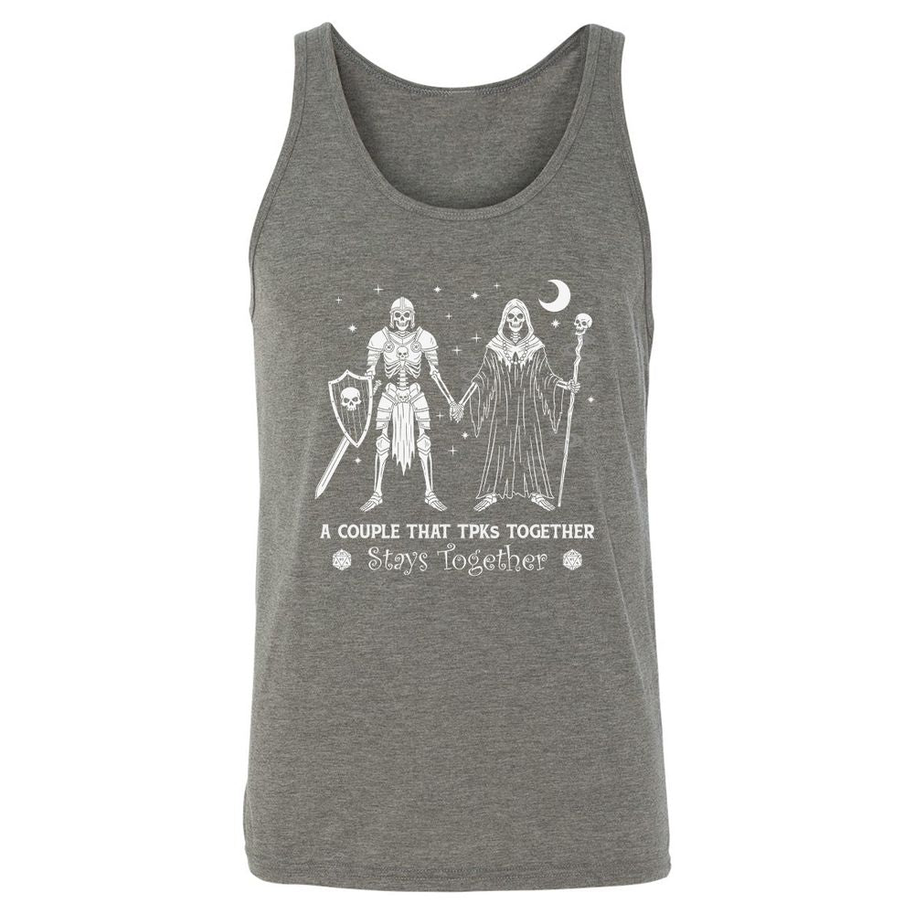 TPK Love – Skeleton Couple - Grey Triblend - 8