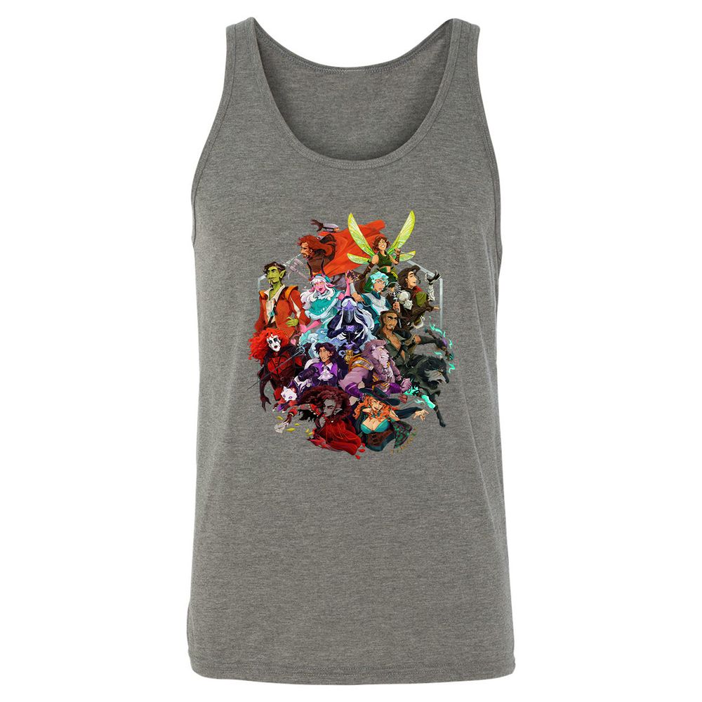 The Chaotic Company – A Fantasy Adventuring Party - Grey Triblend - 8