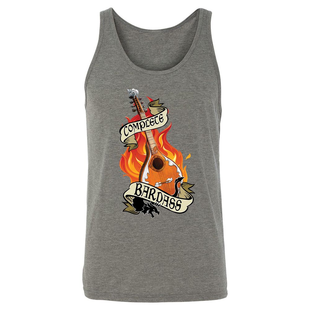 Complete Bardass Unisex Jersey Tank - Grey Triblend - 8