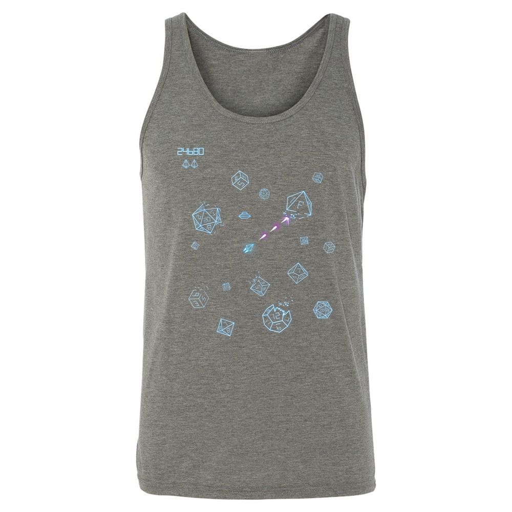 The Dices Game Unisex Jersey Tank - Grey Triblend - 8