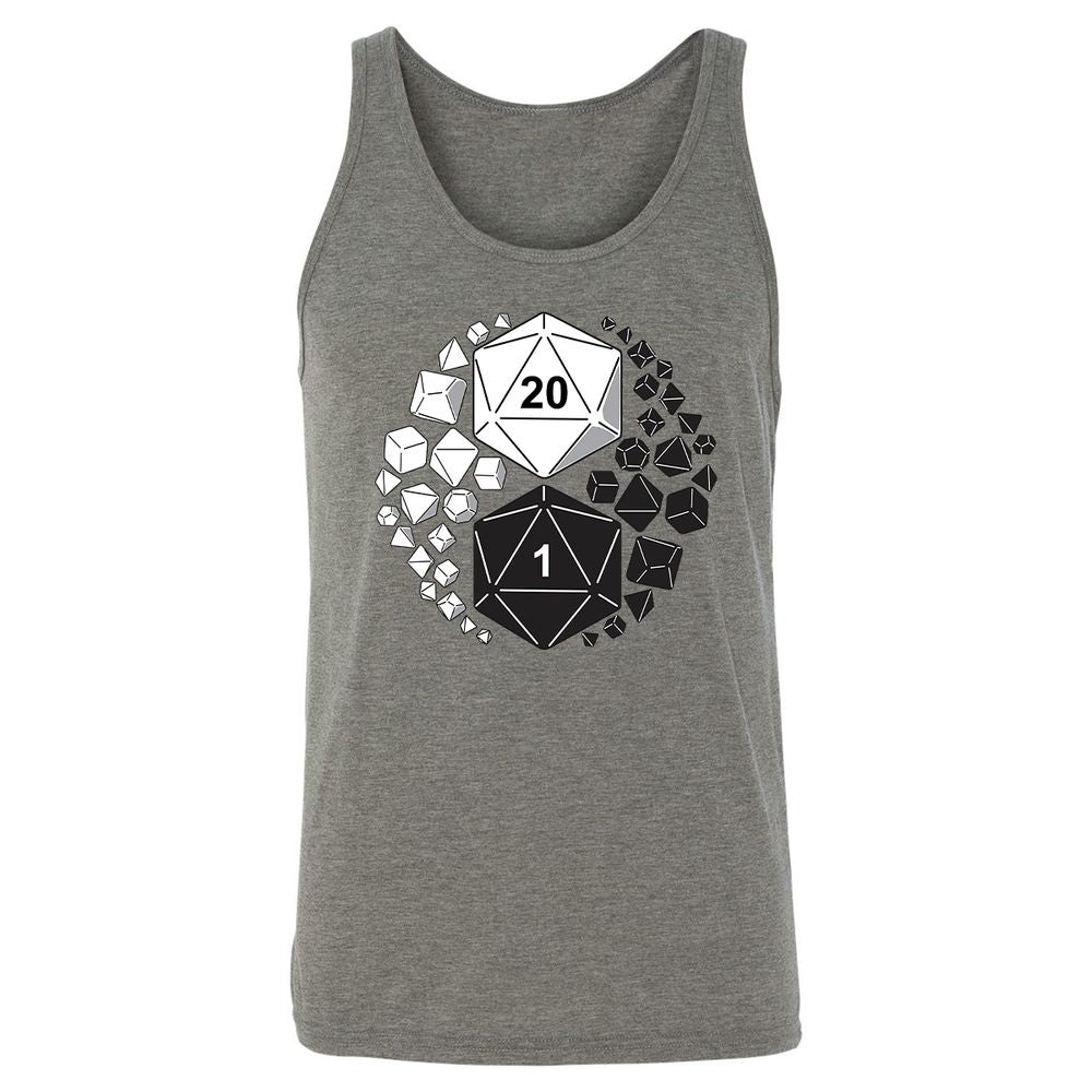 Gaming Yin Yang Unisex Jersey Tank - Grey Triblend - 8
