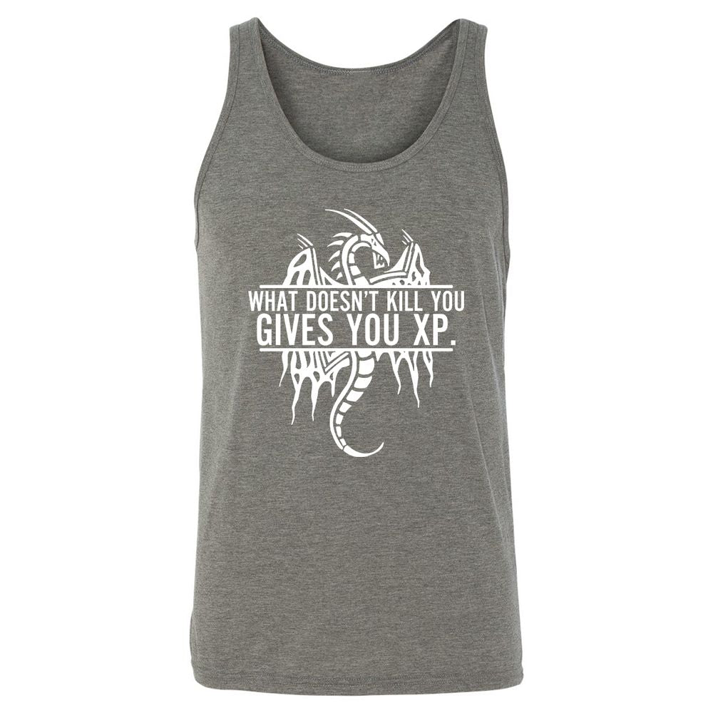 What Doesn't Kill You Unisex Jersey Tank - Grey Triblend - 8