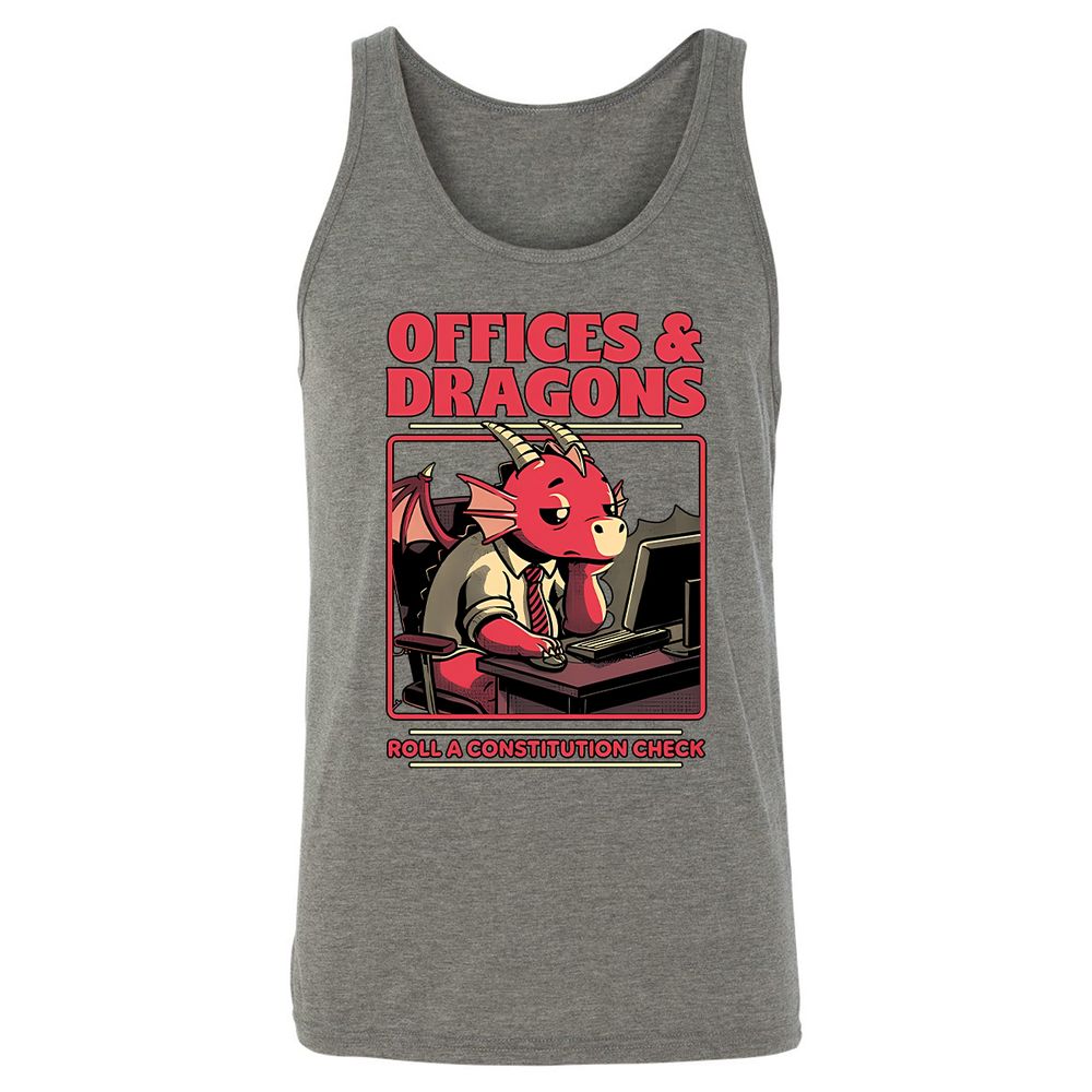 Dragon Office - Grey Triblend - 8