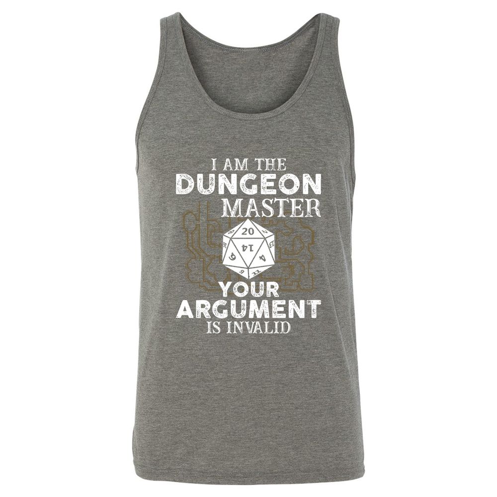 I Am the Dungeon Master – Your Argument Is Invalid - Grey Triblend - 8