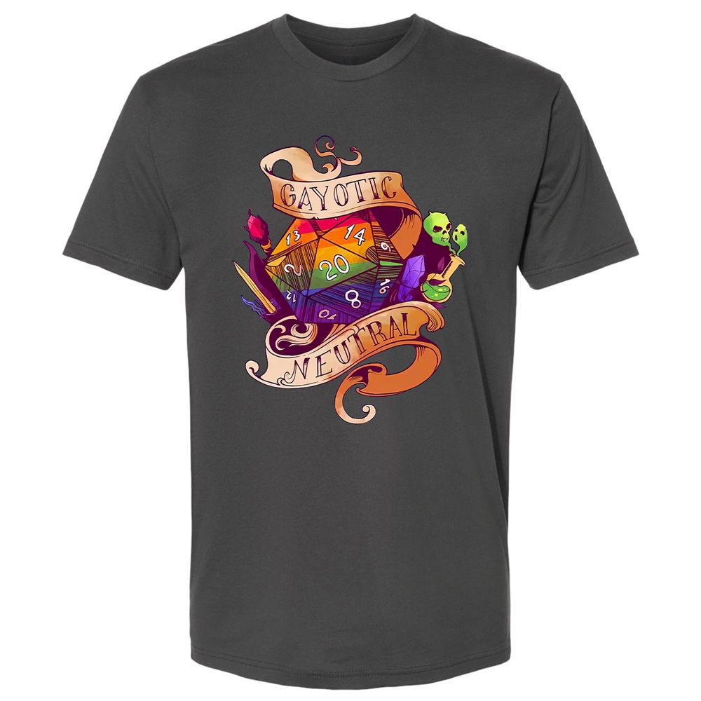 Gayotic Neutral Premium Unisex T-Shirt - Heavy Metal - 8