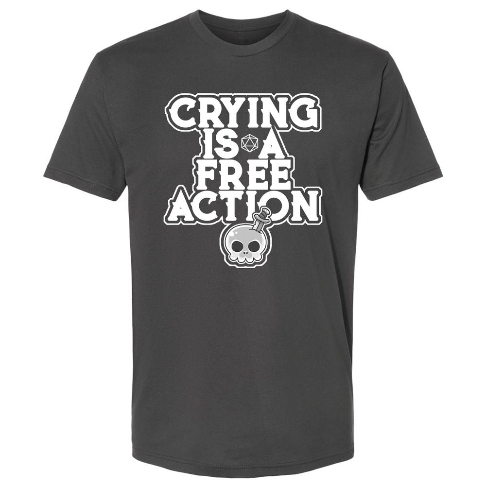 Crying Is A Free Action Premium Unisex T-Shirt - Heavy Metal - 8