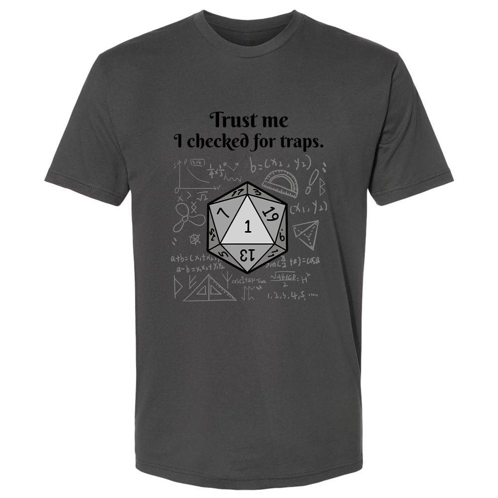 Trust me, I checked for traps. Premium Unisex T-Shirt - Heavy Metal - 8