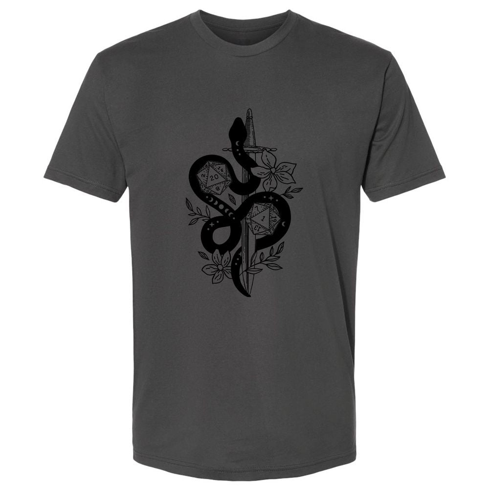 D20 Snake and Sword - Heavy Metal - 8
