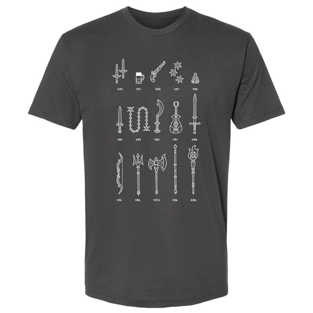 Damage Dealer RPG Premium Unisex T-Shirt - Heavy Metal - 8