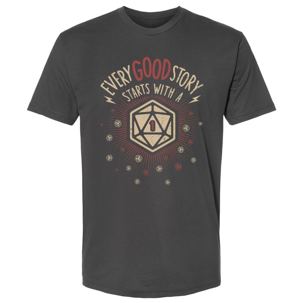 Good Story Starts With A 1 Premium Unisex T-Shirt - Heavy Metal - 8
