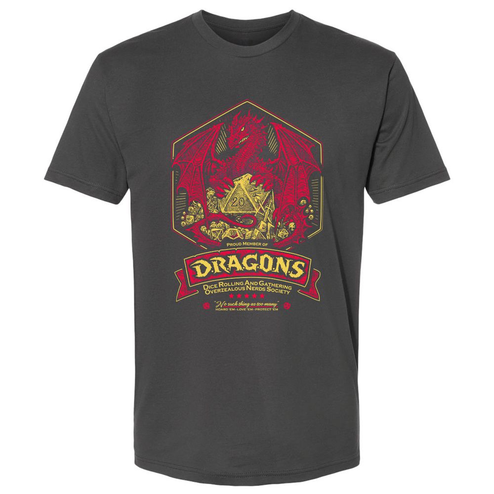 Fantasy Dragon With Dice - Heavy Metal - 8