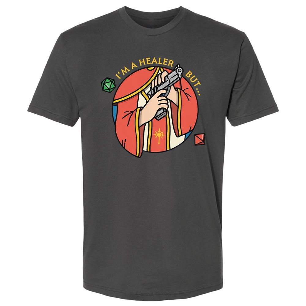 I'm A Healer But Premium Unisex T-Shirt - Heavy Metal - 8