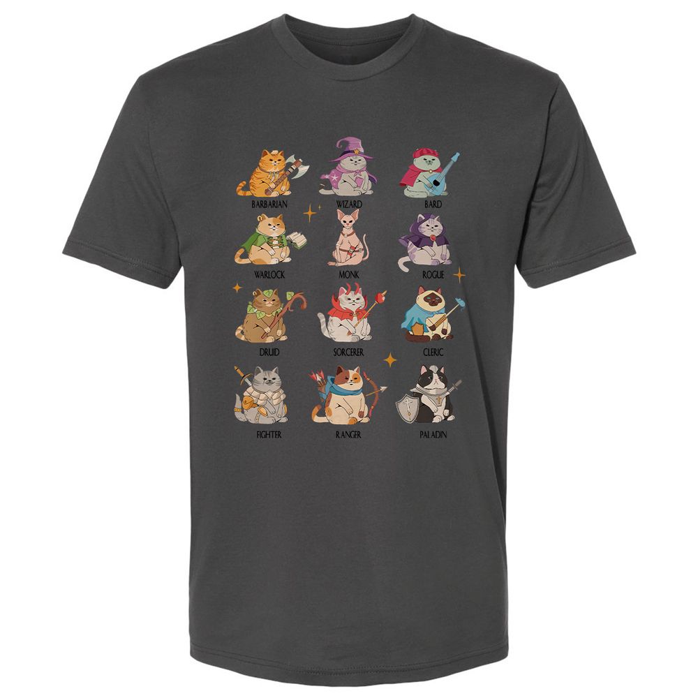 Dungeons And Cats Premium Unisex T-Shirt - Heavy Metal - 8