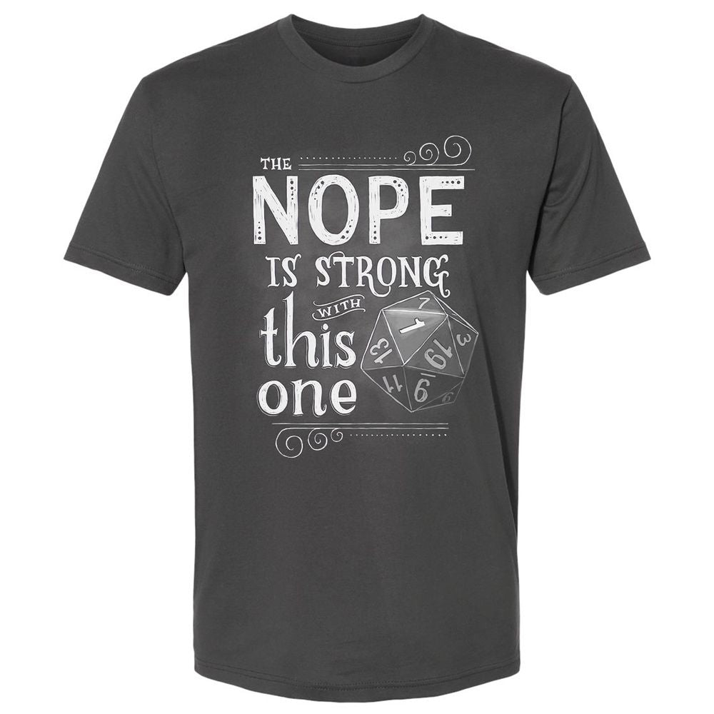 The NOPE is Strong with This One Premium Unisex T-Shirt - Heavy Metal - 8