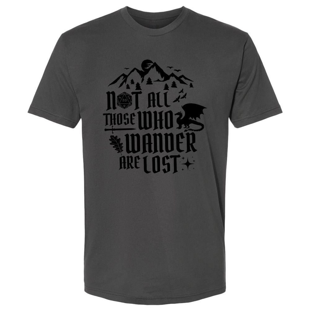 Not All Those Who Wander Are Lost Premium Unisex T-Shirt - Heavy Metal - 8