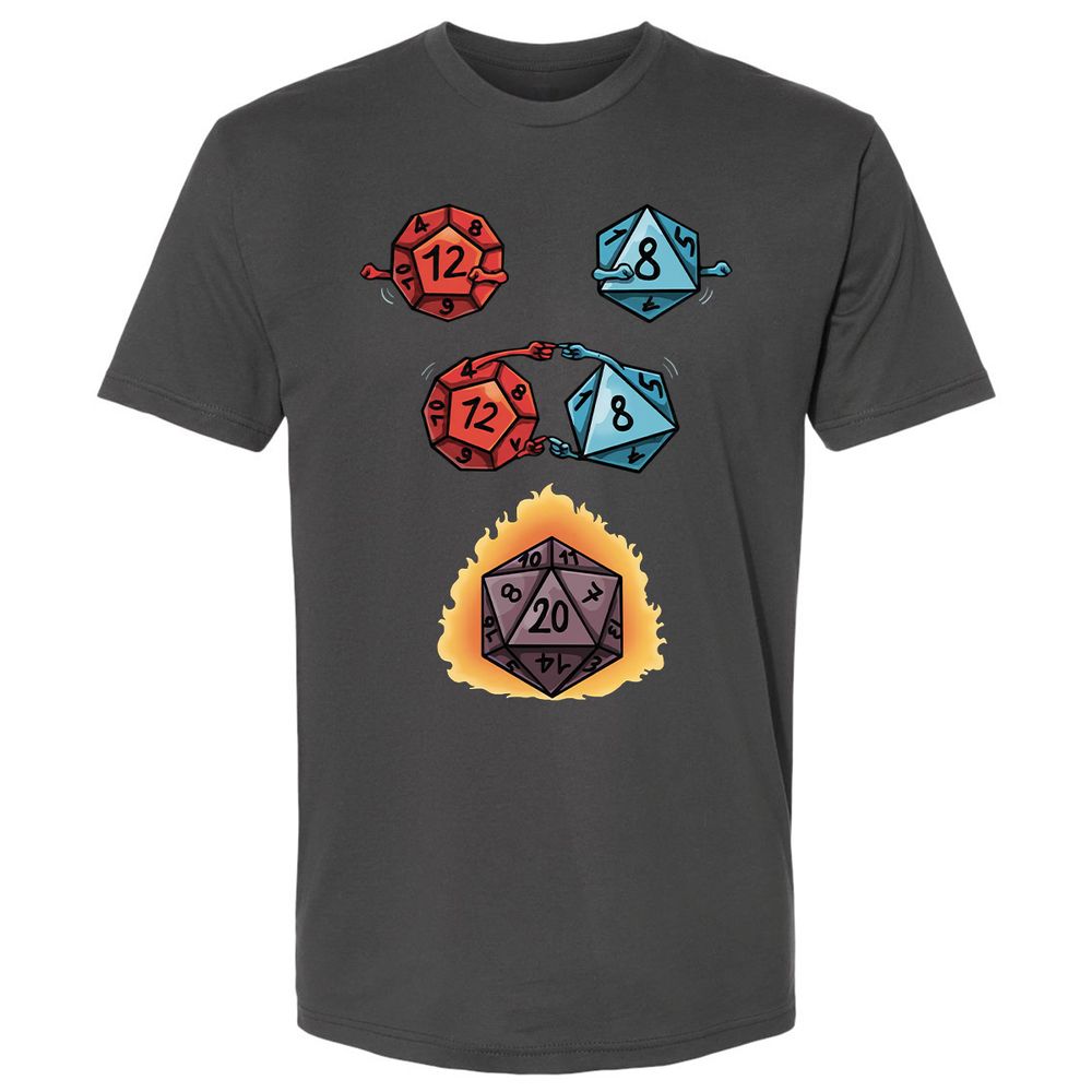 Dice Fusion RPG Premium Unisex T-Shirt - Heavy Metal - 8