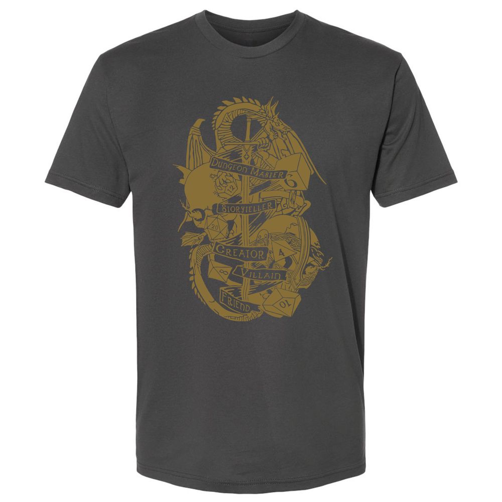 Dungeon Master Dragon Premium Unisex T-Shirt - Heavy Metal - 8