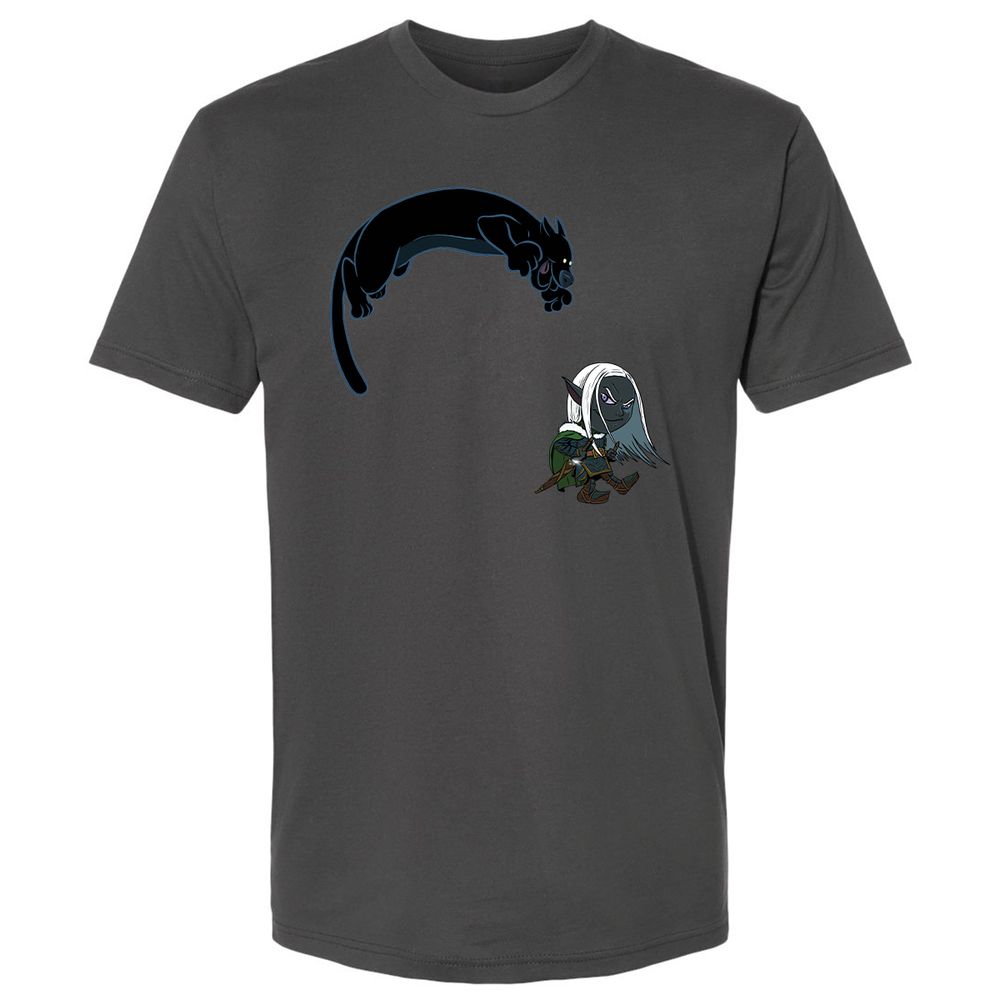 Drizzt And Guenhwyvar Premium Unisex T-Shirt - Heavy Metal - 8