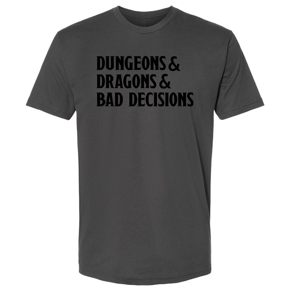 Bad Decisions Premium Unisex T-Shirt - Heavy Metal - 8