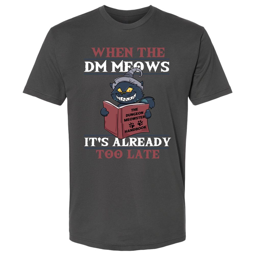 When The DM Meow Premium Unisex T-Shirt - Heavy Metal - 8