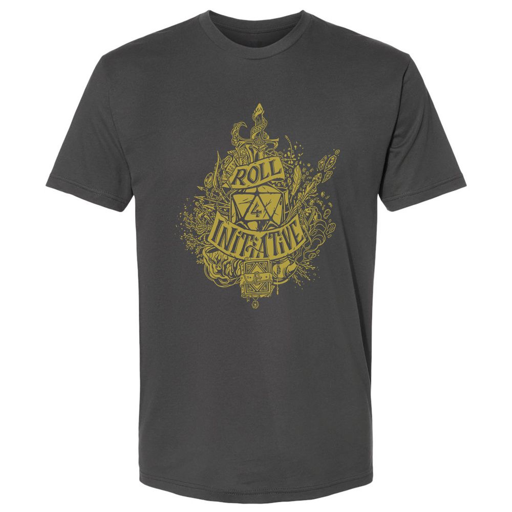 Roll Initiative Premium Unisex T-Shirt - Heavy Metal - 8