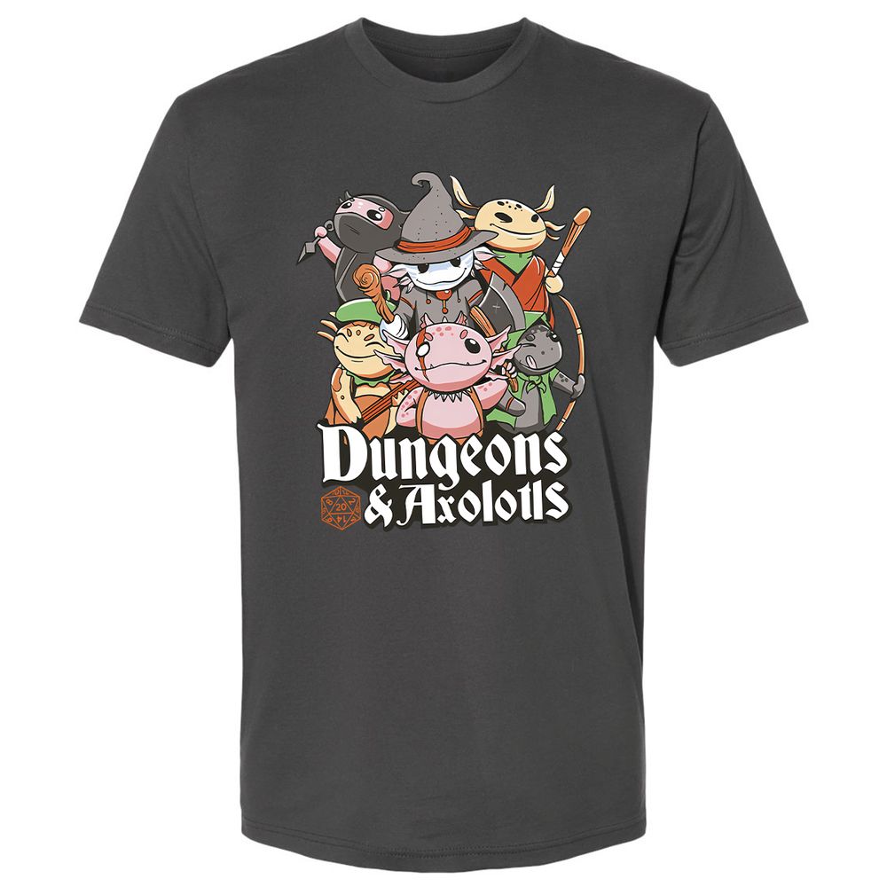 Dungeons And Axolotls Premium Unisex T-Shirt - Heavy Metal - 8