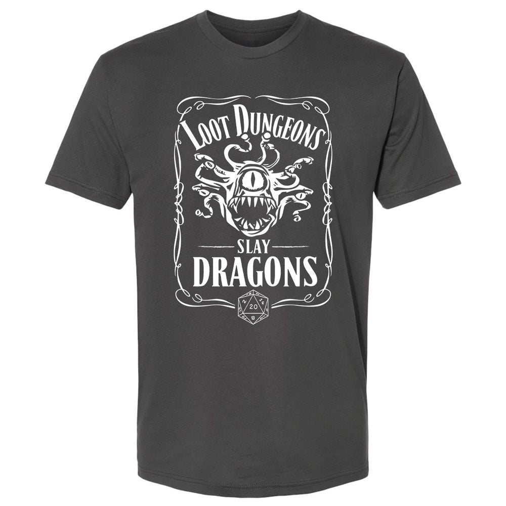 Loot Dungeon Slay Dragons Premium Unisex T-Shirt - Heavy Metal - 8