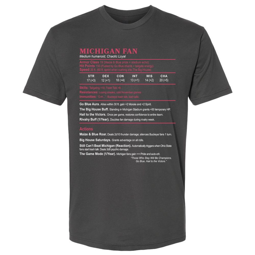 MICHIGAN FAN Premium Unisex T-Shirt - Heavy Metal - 8